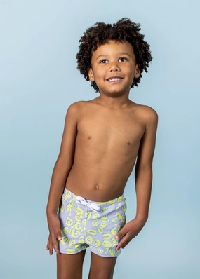 Vivid Cheetah | Mini Euro Shorts boys summer swimwear, boys rash guard swim sets