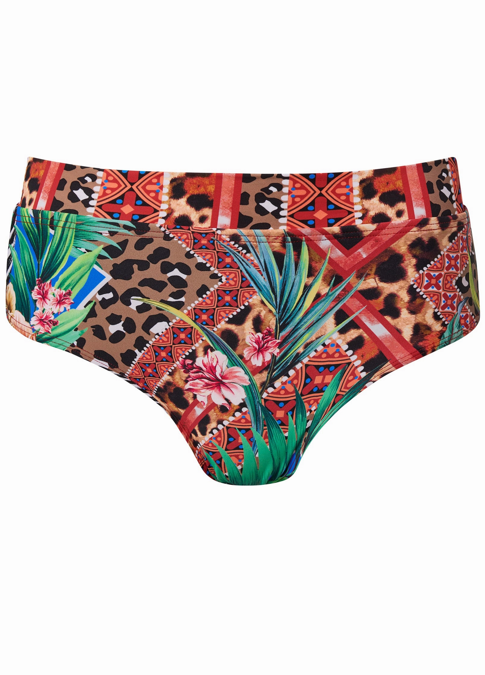Volley High-Waist Bottom - Tropical Nature