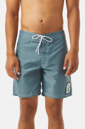 Waterman Trunk In Overcast mens beach swimwear, quick dry mens swimsuits