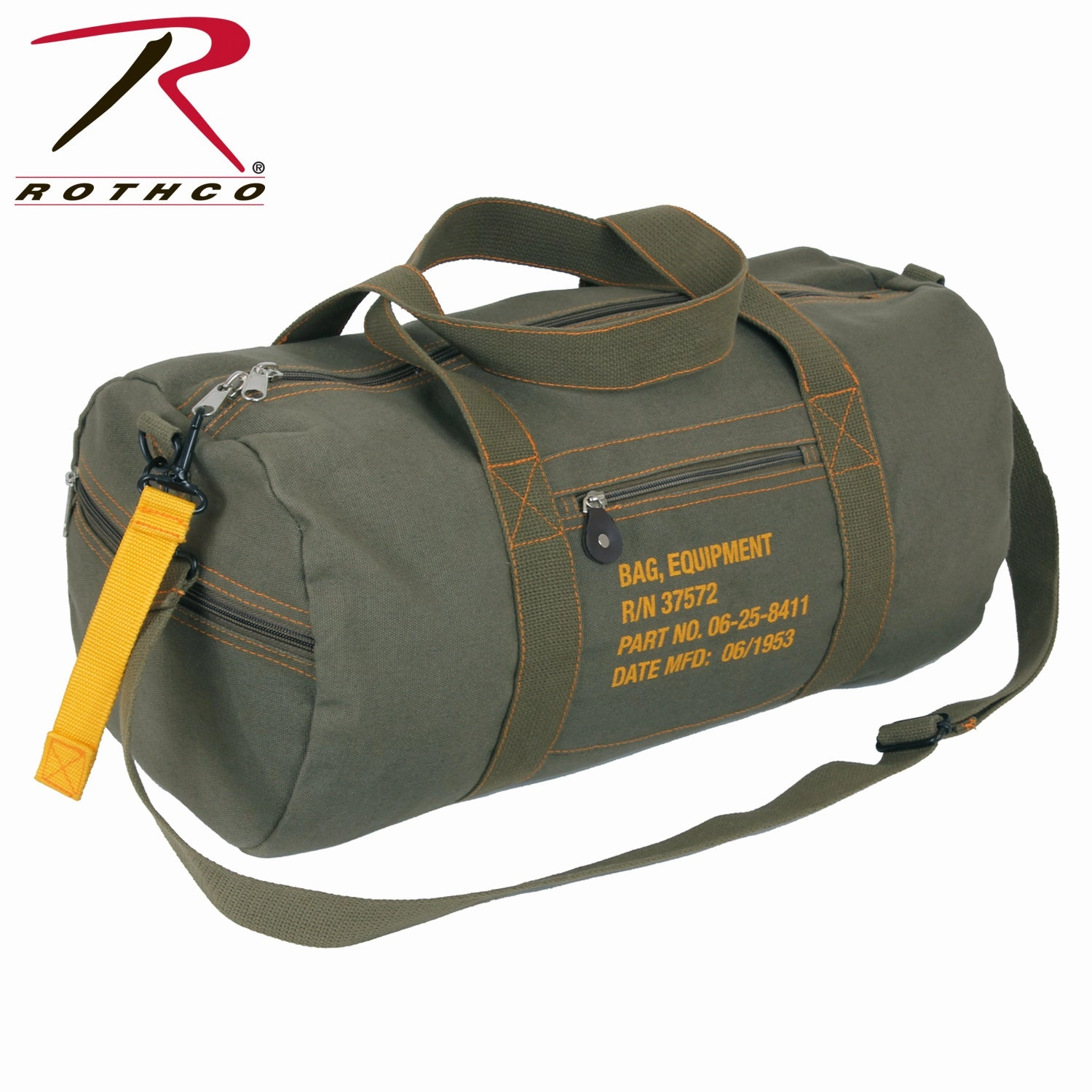 Rothco Canvas Equipment Bag Travel Accessories Case Collapsible Travel Bag