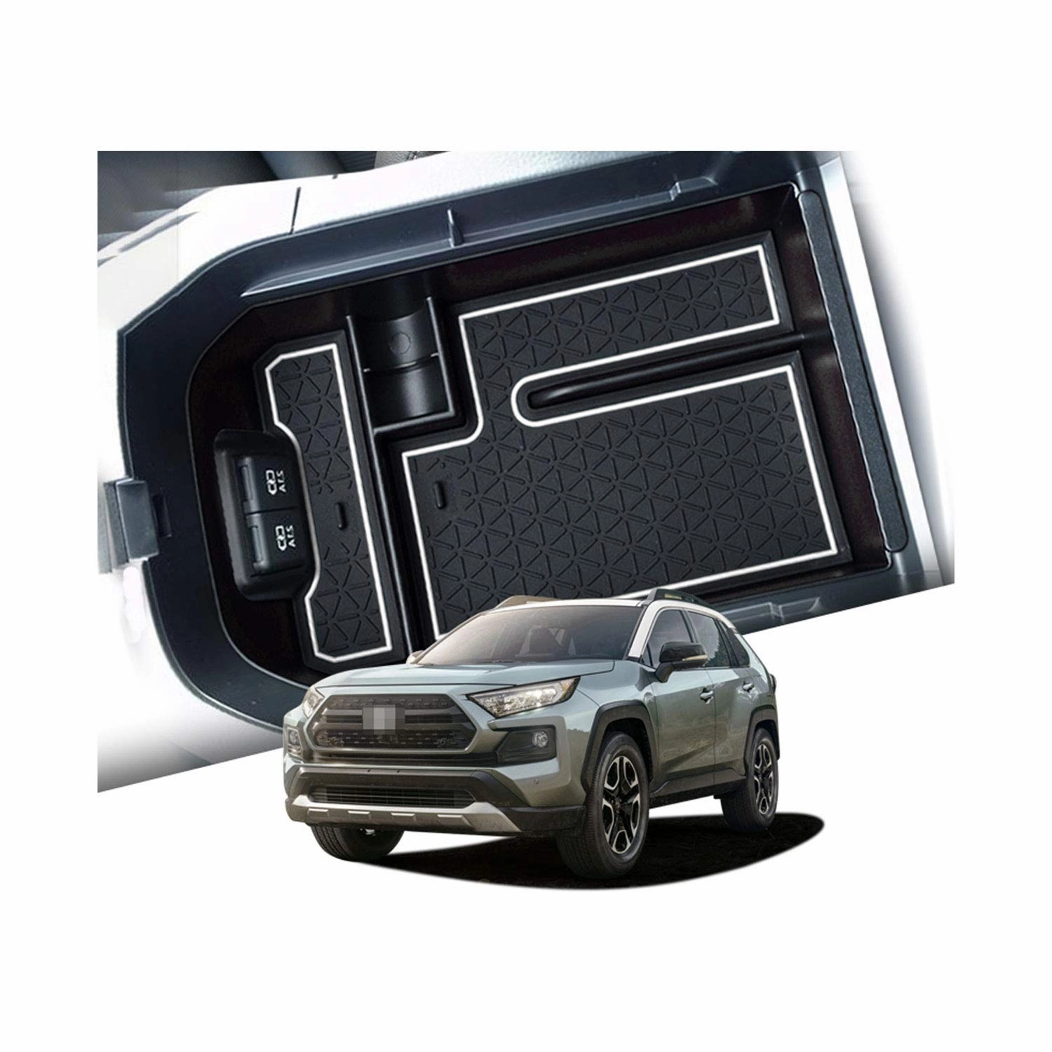 For Toyota Rav4 5 Center Console Organizer Tray 2019  Dont Miss Todays Deal Clearance Alert Now