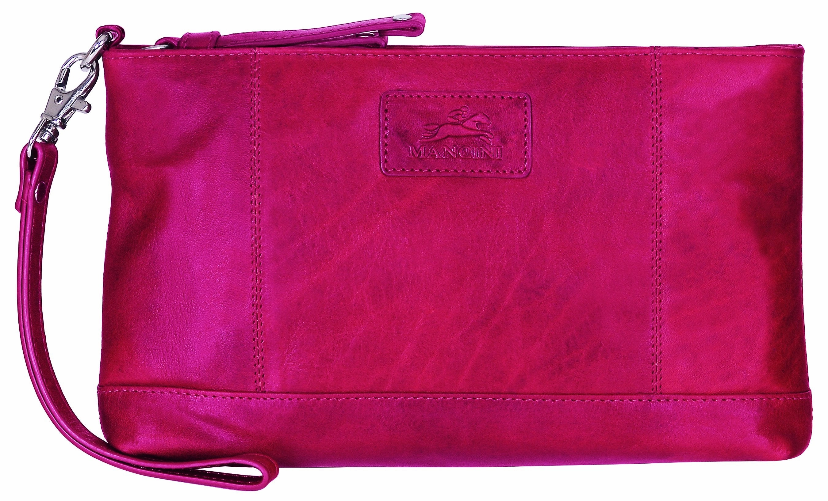 Secure Travel Bag Mancini Casablanca Collection Ladies  Wristlet (Rfid Secure)