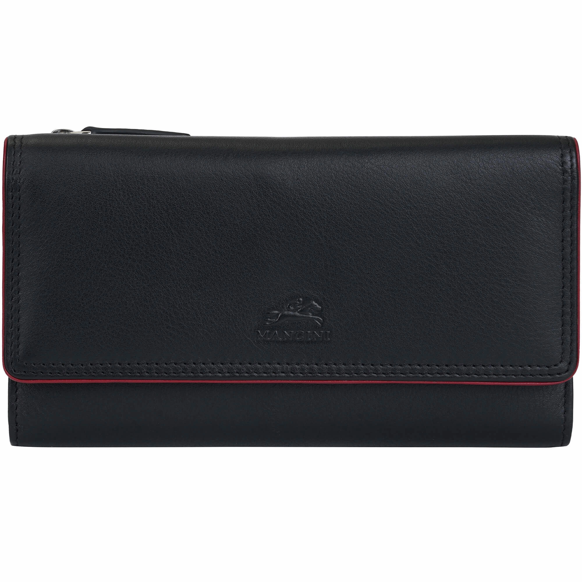 Mancini Sonoma WomenS Medium Clutch Wallet With Enhanced Rfid Protection Secure Money Case Anti-Theft Messenger Bag