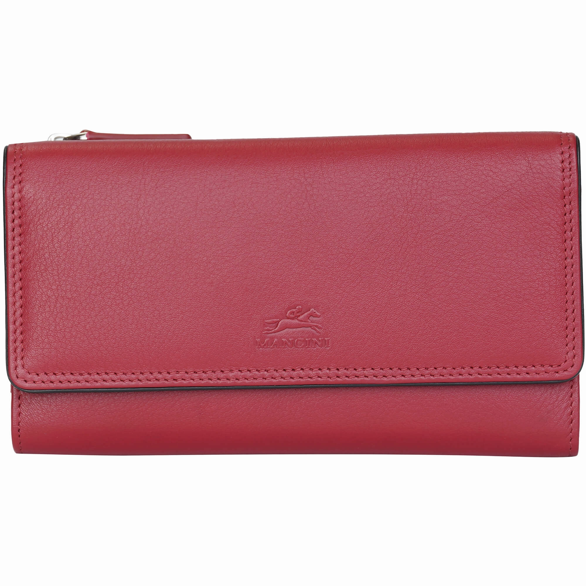 Mancini Sonoma WomenS Medium Clutch Wallet With Enhanced Rfid Protection RFID Wallet Case