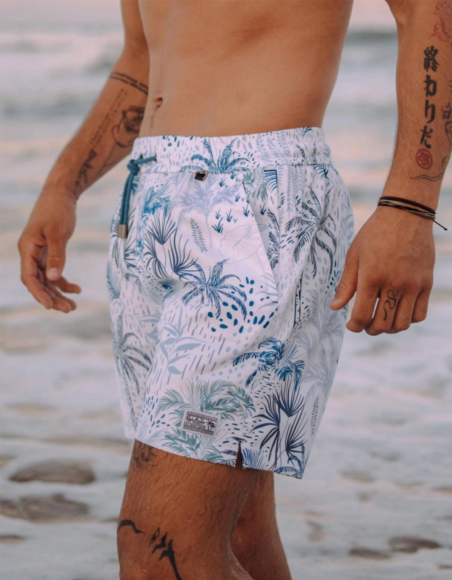 White Hot Tropics Swim Short