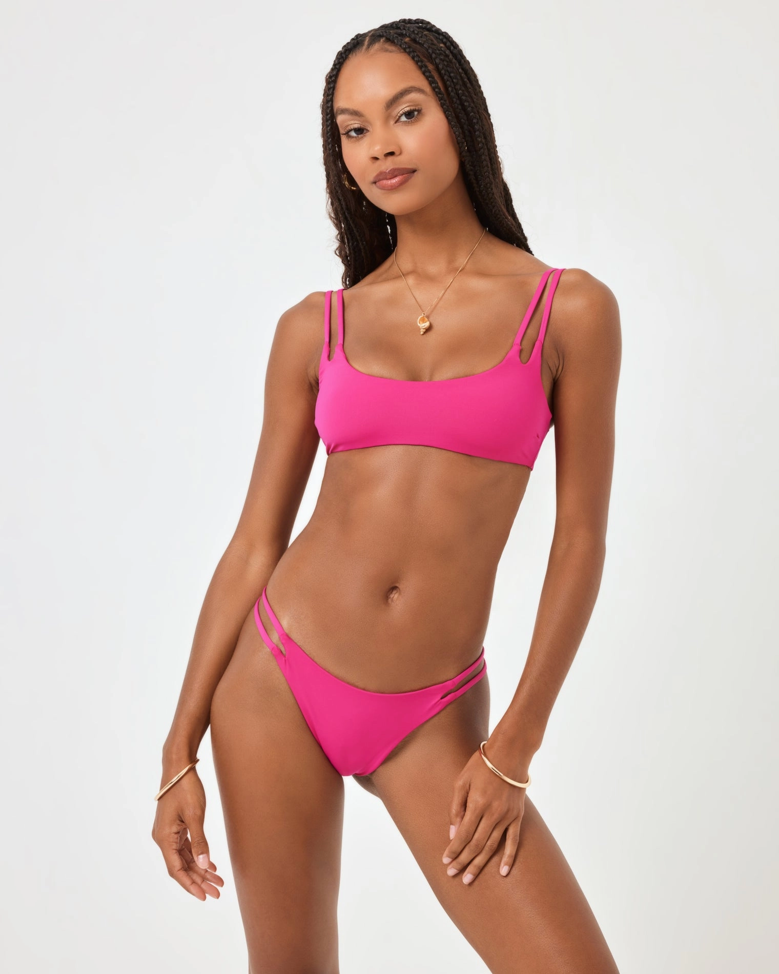 Wilder Bikini Bottom - Bougainvillea