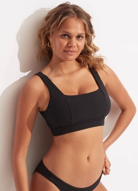 Willow D Cup Tank Bra - Black flattering swimwear women, comfortable swimwear for women
