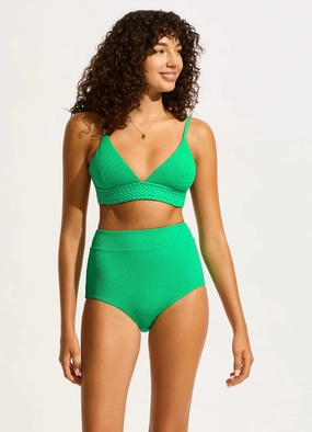 Willow High Waisted Pant - Jade plus size swimwear women, summer swimwear for ladies