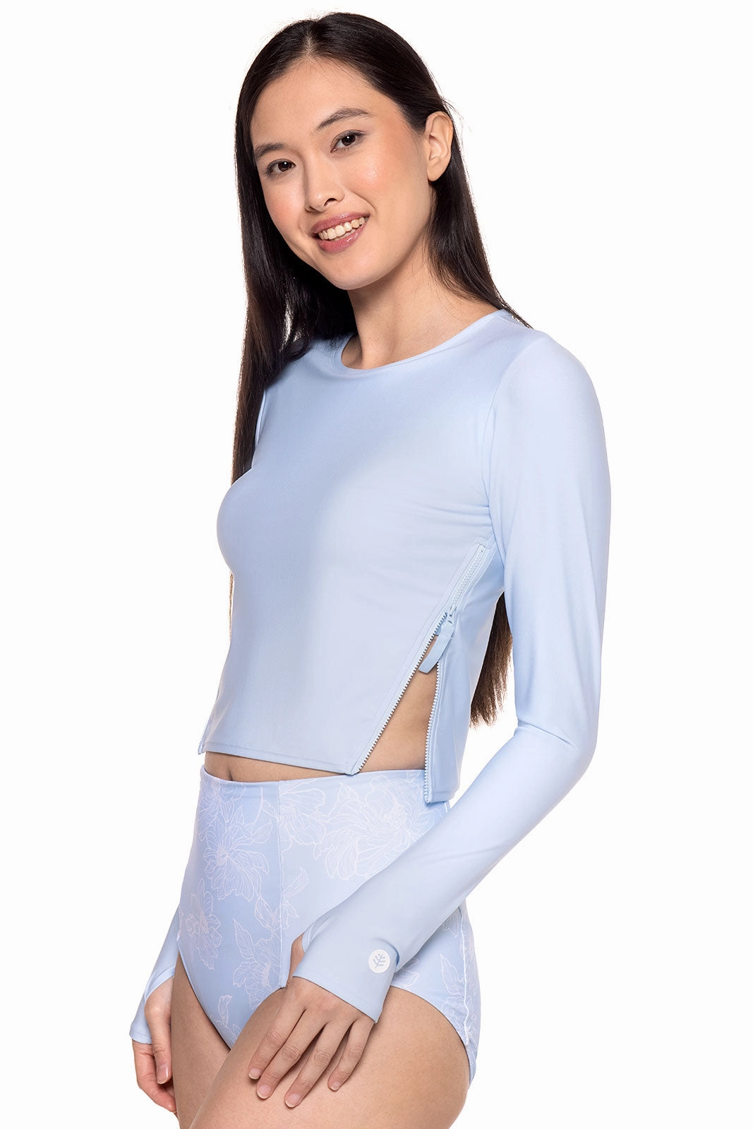 Women's Bayfront Rash Guard Bra Top | Skyride