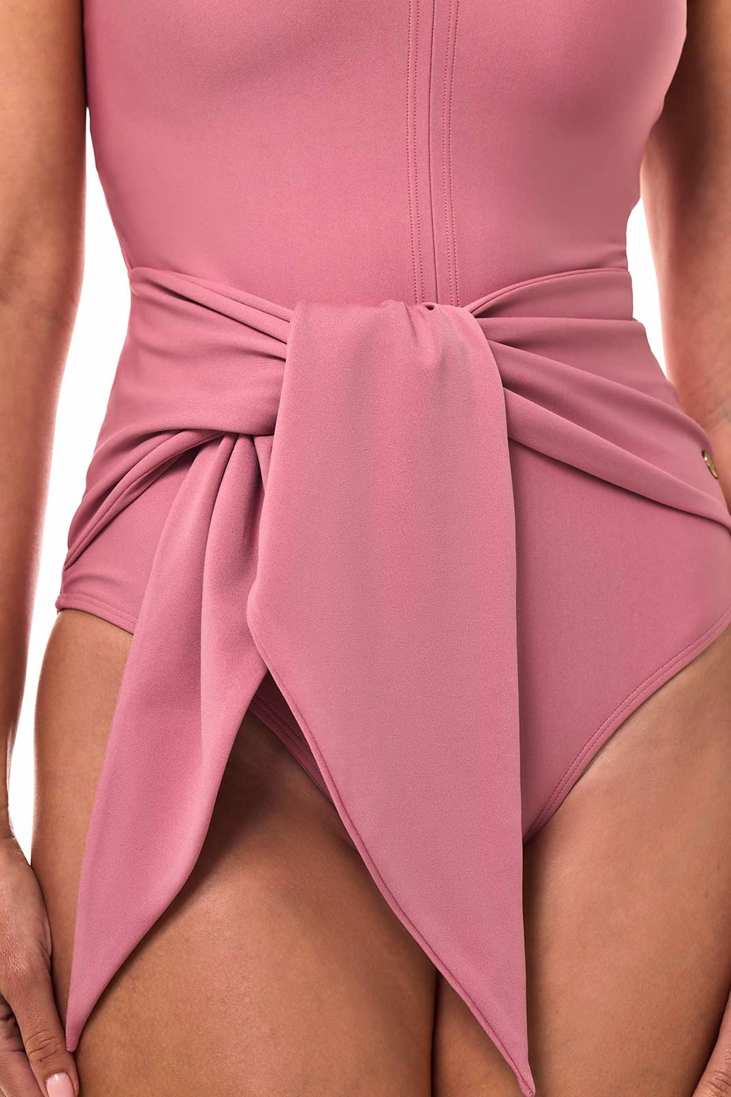 Women's Breakwater Wrap Swimsuit | Terracotta Rose