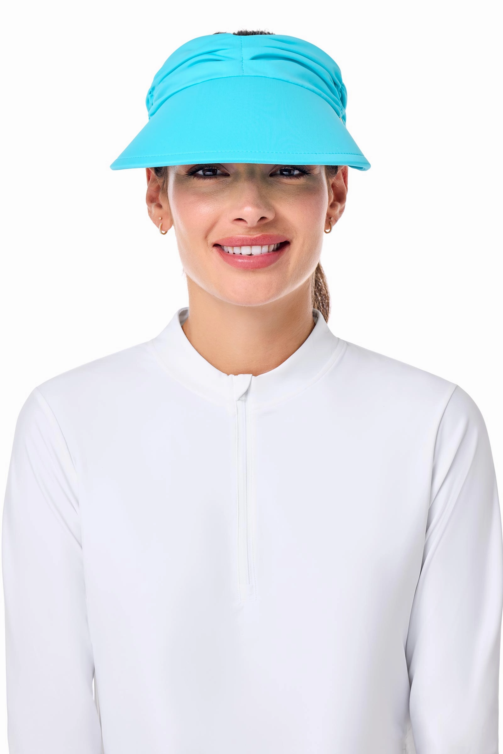 Women's Exuma Swim Visor | Blue Curacao