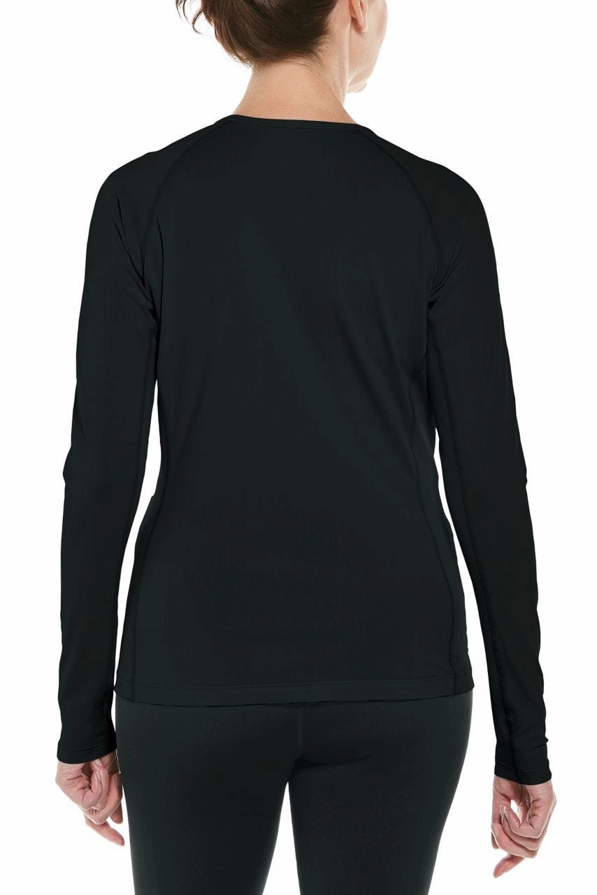Women's Hightide Long Sleeve Swim Shirt | Black