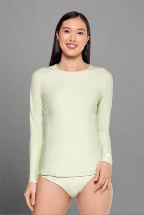 Women's Hightide Long Sleeve Swim Shirt | Seedling womens athletic swimwear, performance swimwear for women