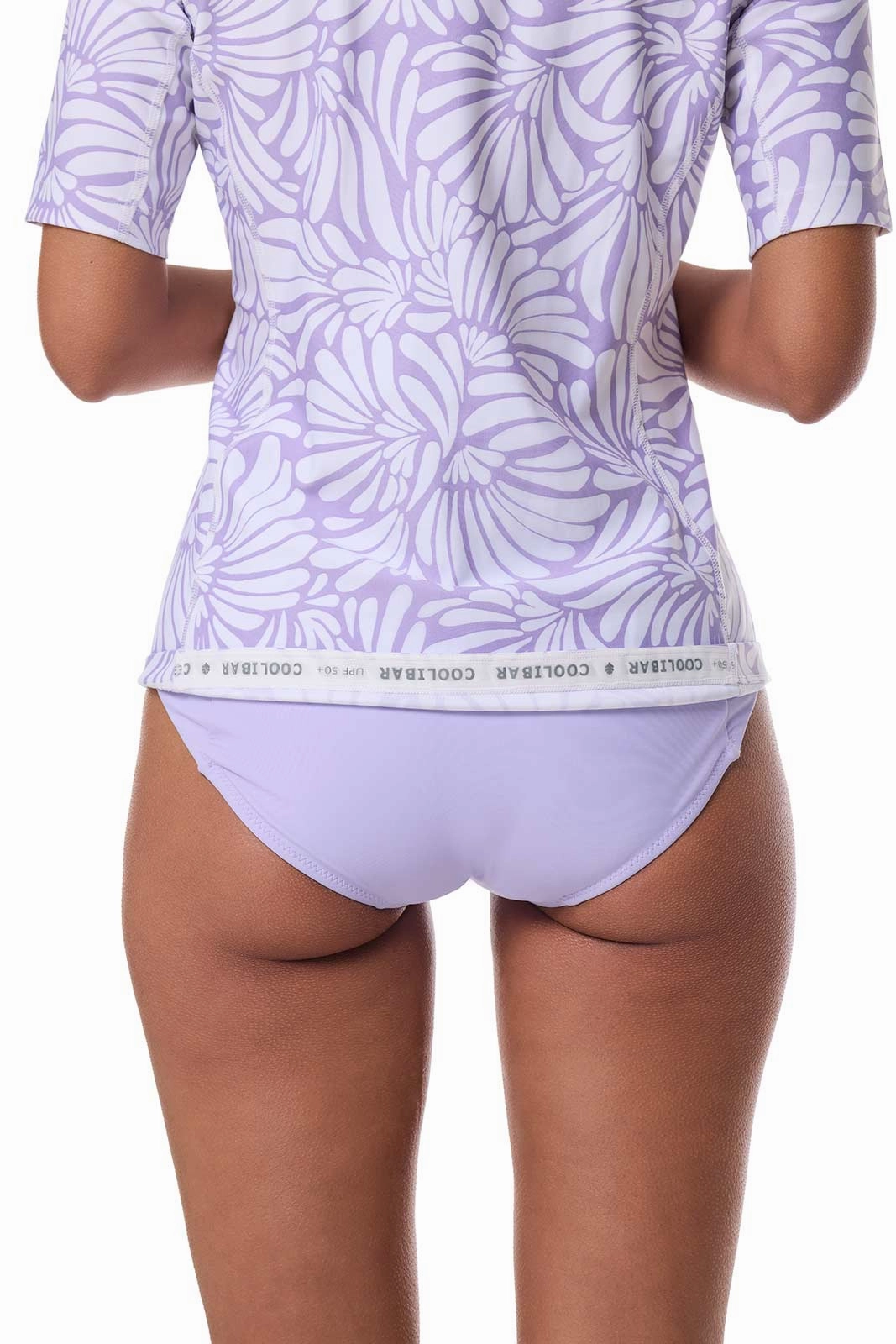 Women's Hightide Short Sleeve Swim Shirt | Lavendula Sea Fan
