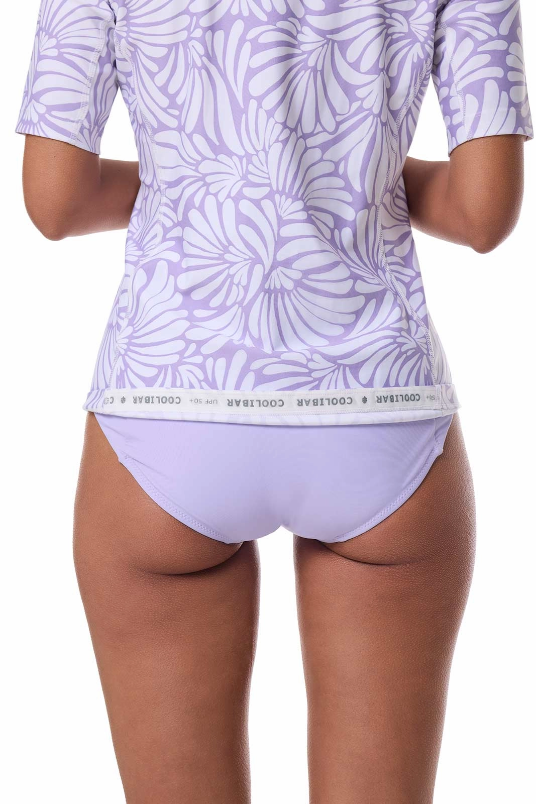 Women's Hightide Short Sleeve Swim Shirt | Lavendula Sea Fan
