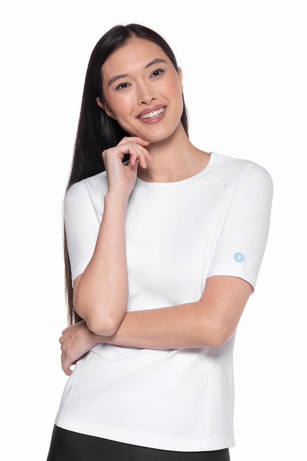 Women's Hightide Short Sleeve Swim Shirt | White