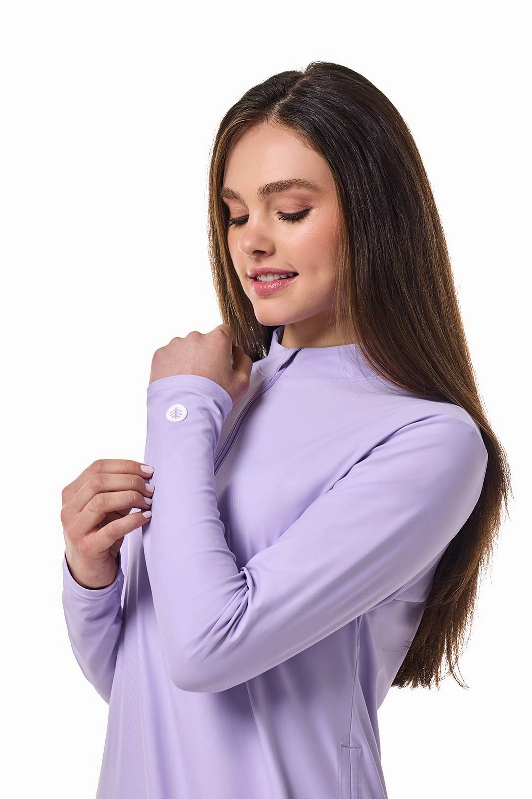 Women's Key Biscayne Ruche Swim Top | Lavendula