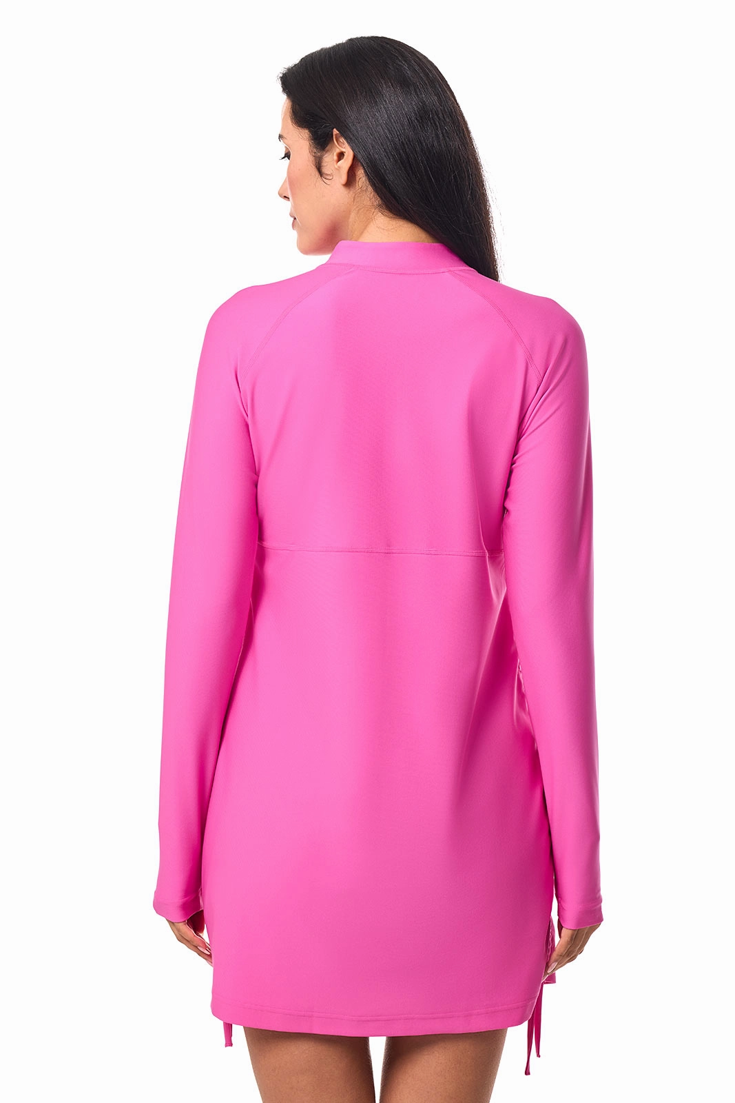 Women's Lawai Ruche Swim Shirt | Tulip Pink