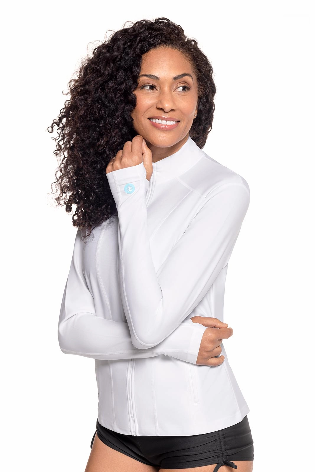 Women's Malawi Swim Jacket | White