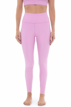 Women's Ocean Sculpt High Rise Swim Legging  | Peony Pink adjustable swimsuits for women, breathable swimwear for ladies