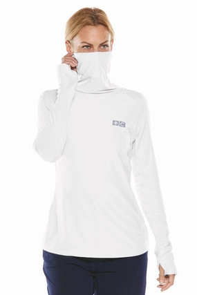 Women's Paros Sailing Tee | White womens athletic swimwear, performance swimwear for women
