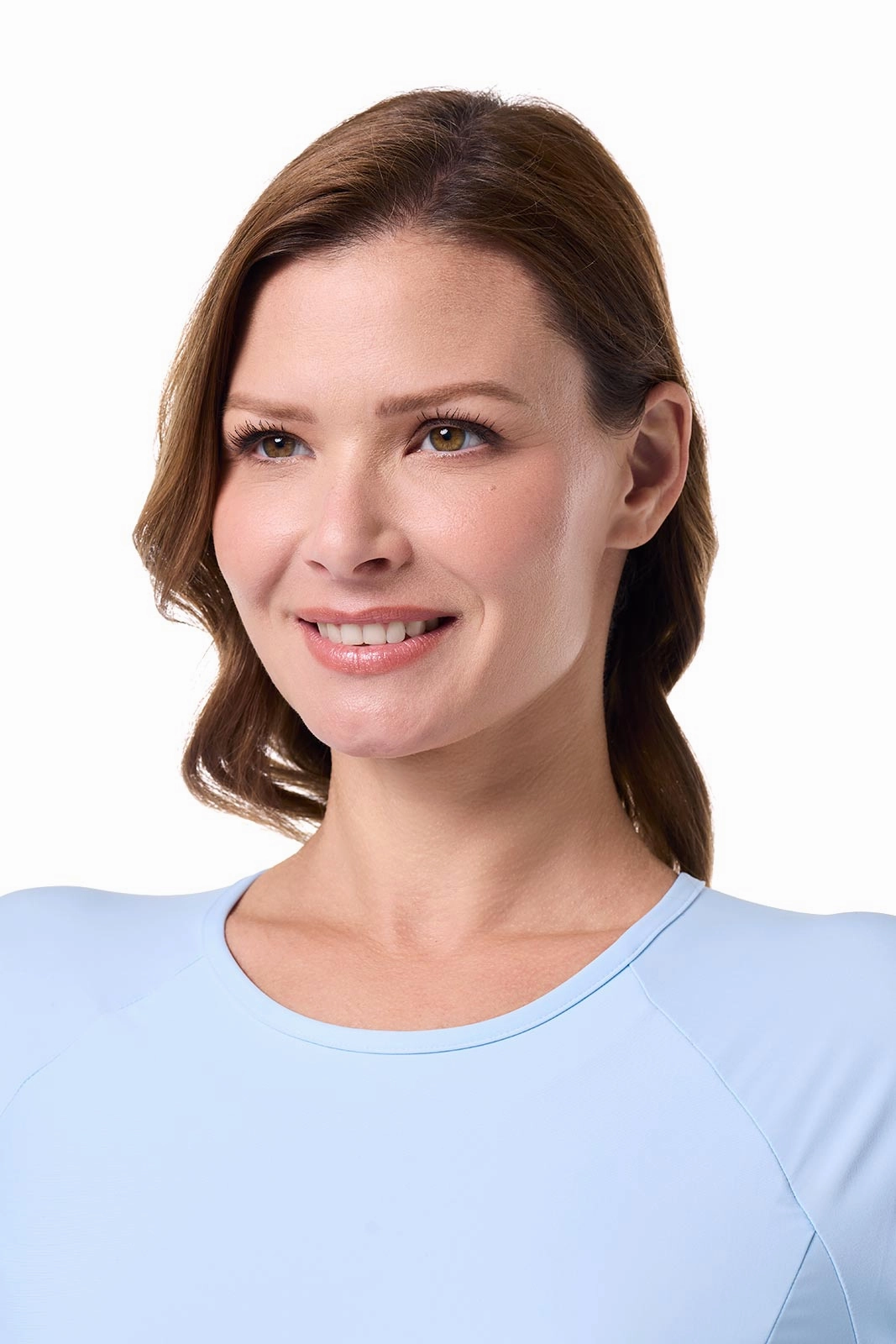 Women's Stony Coral Scallop Long Sleeve Rash Guard | Skyride