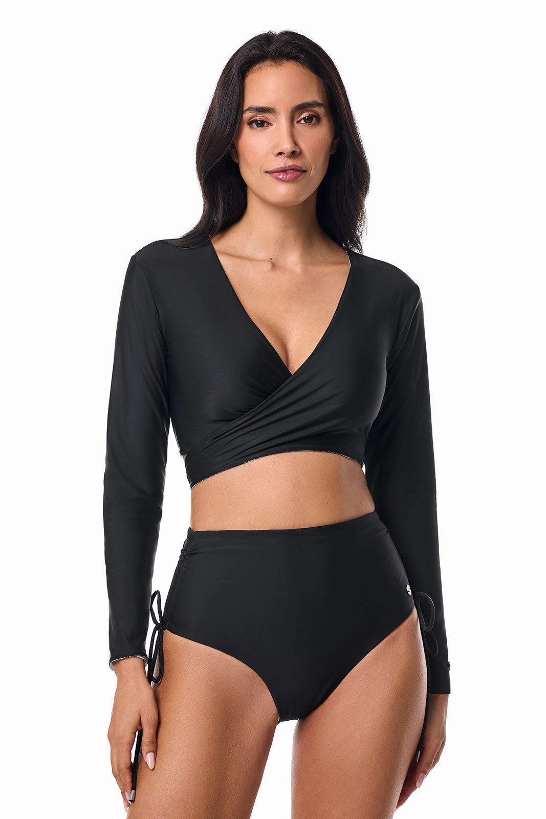 Women's Sunny Isles Reversible Wrap Shrug | Black Reversible