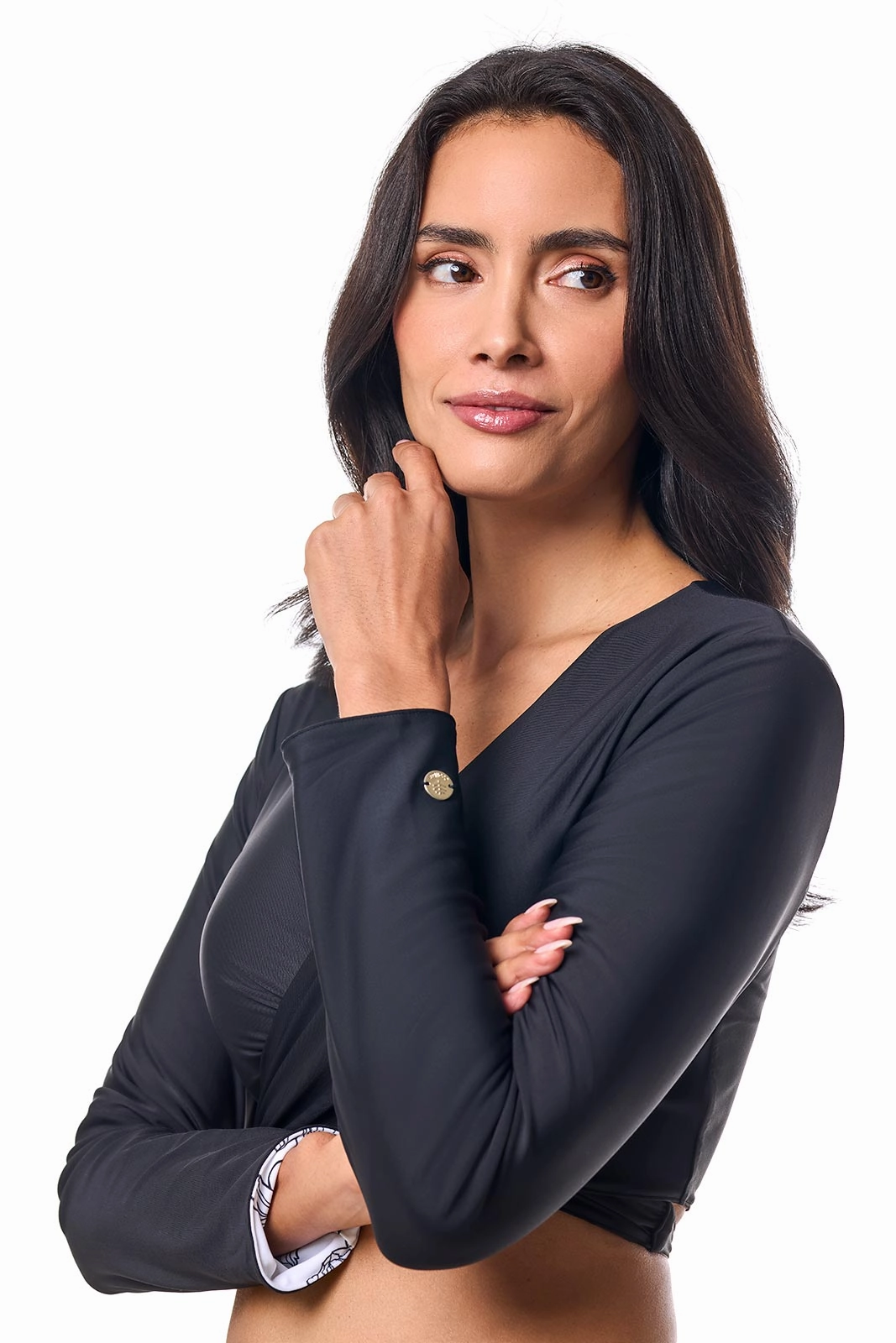 Women's Sunny Isles Reversible Wrap Shrug | Black Reversible