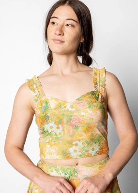 Wonderland Floral | Ripple Top tankini swim tops, adjustable bikini tops