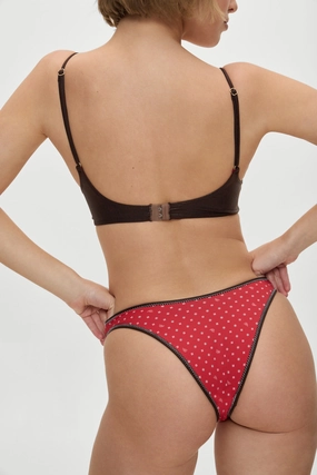 x BELLA HADID Dove Bikini Bottom - Lovebug womens printed swimsuits, beach ready swimwear ladies