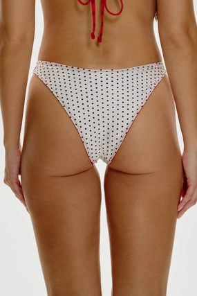 x Ralisation Par Dove Reversible Bikini Bottom - Aura womens printed swimsuits, beach ready swimwear ladies