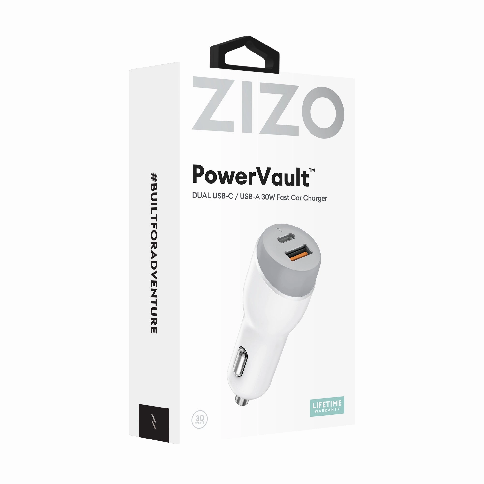 Zizo Powervault 30W Dual Port Usb-C / Usb-A Car Charger Mega Discount Today