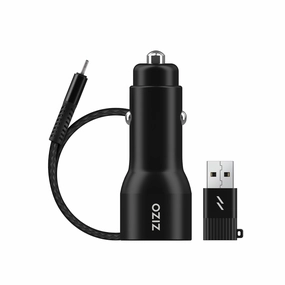 Todays Mega Savings Online Exclusive Deal Zizo Powervault Bundle Car Charger   Type C To C Cable   Usb To Type C Adapter
