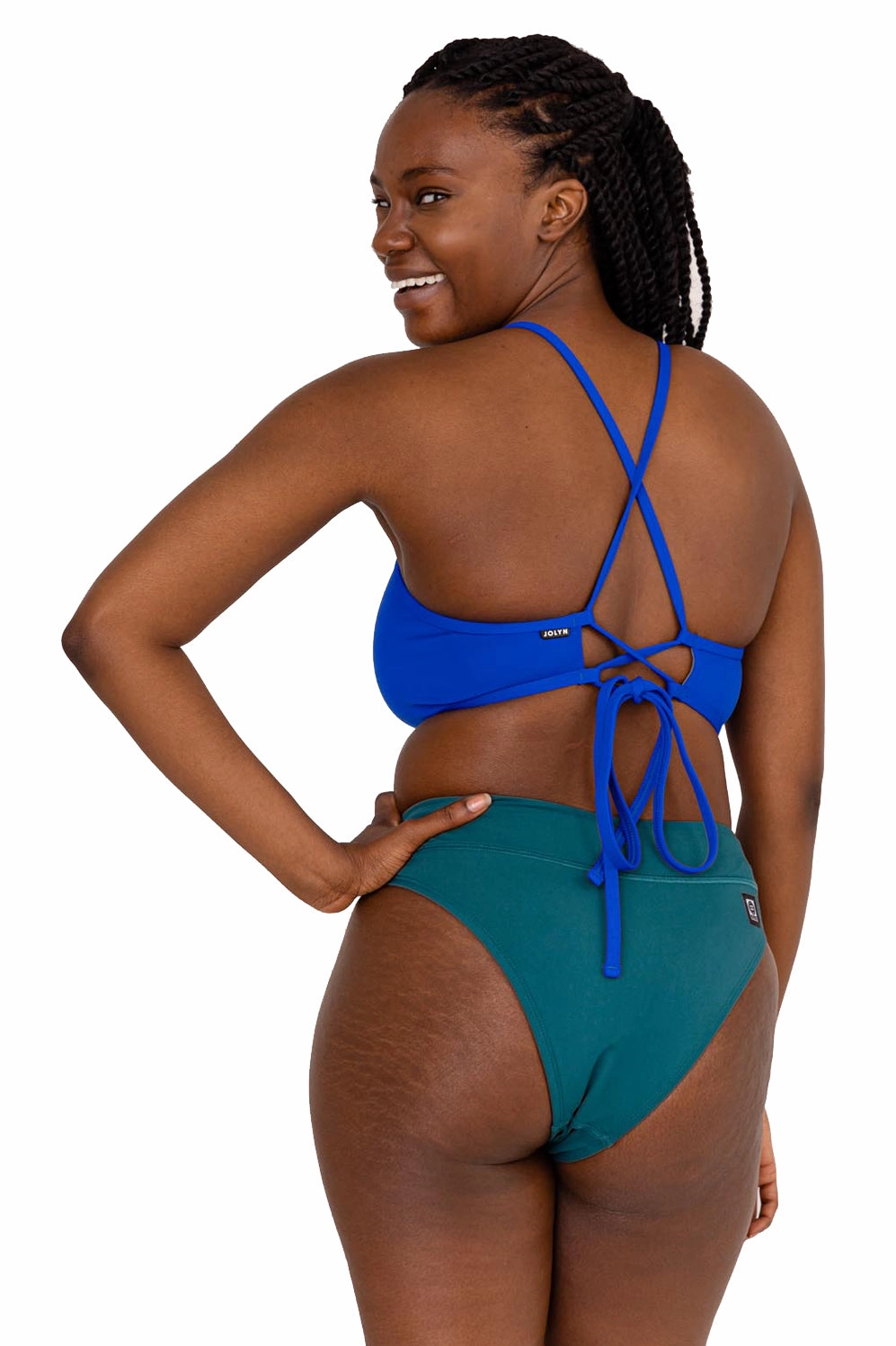 Zoe Bikini Bottom - Peacock